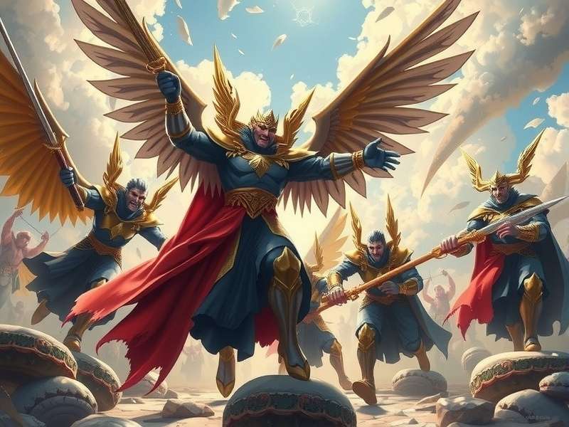 Mighty Monarchs Battle Scene